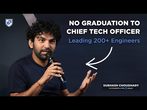Tech Entrepreneurship Masterclass ft. Subhash, CTO @Dukaan