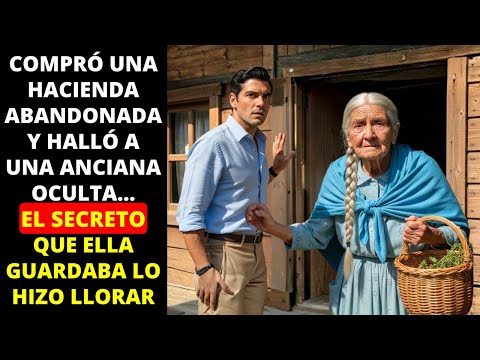 COMPRÓ UNA HACIENDA ABANDONADA Y HALLÓ A UNA ANCIANA OCULTA… SU SECRETO LO HIZO LLORAR