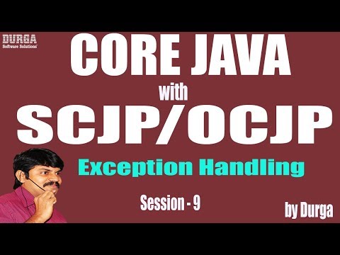 Core Java with OCJP/SCJP: Exception Handling Part-9 || try with resources and multi-catch block