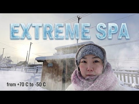 -50°C Arctic Spa: Melting Snow for a Bath in Yakutia