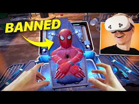 Playing The BANNED Spider-Man VR Game