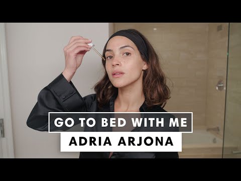 Adria Arjona's Guide to Hydrated & Glowy Skin | Go To Bed With Me | Harper's BAZAAR