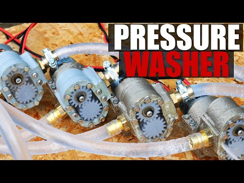3D Printer Pressure Washer with GEAR PUMPS - Part 2