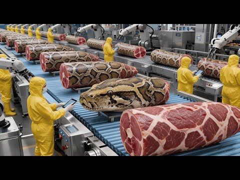 Inside the Modern Sanke Meat And Skin Factory: The Incredible Process You’ve Never Seen