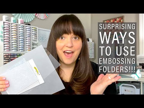 Using Acetate and Vellum with Embossing Folders?! AMAZING results!