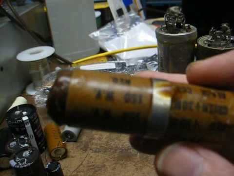 Replacing multi-section electrolytic capacitors in vintage electronic equipment