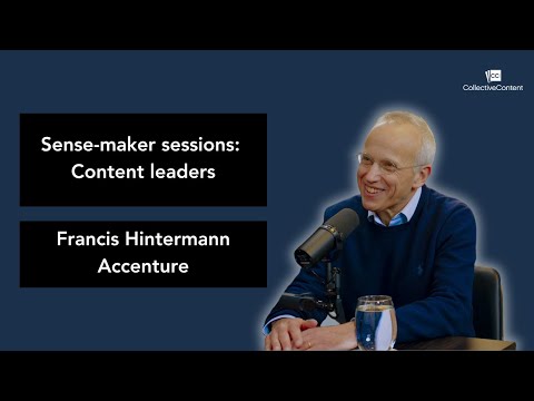 Sense-maker sessions 2.3: Francis Hintermann, Accenture