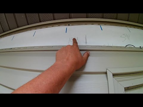 HOW TO INSTALL TOP PIECE OF SIDING