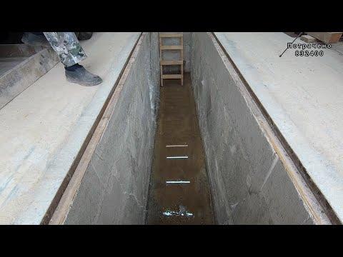 Гидроизоляция. Воды в подвале / яме больше нет. Пристройка для хранения шин.