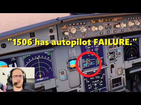 A Realistic NIGHTMARE in Microsoft Flight Simulator (with ATC) Random Autopilot Failure