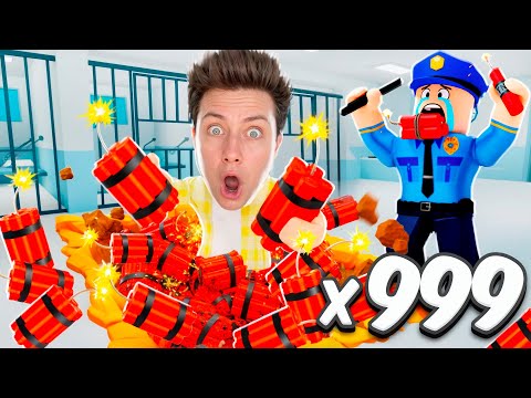 999 TNT ПРОТИВ ТЮРЬМЫ… МЫ ВООБЩЕ ВЫЖИВЕМ?! | Roblox Dig to Escape