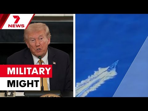 Trump sends America's biggest aircraft carrier to the Caribbean | 7NEWS