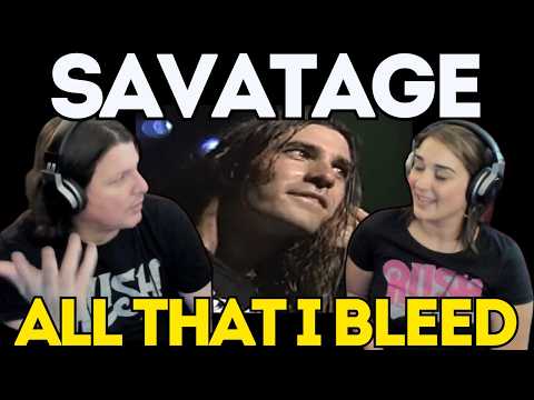 SAVATAGE - All That I Bleed | FIRST TIME COUPLE REACTION | Amazing Power Ballad!