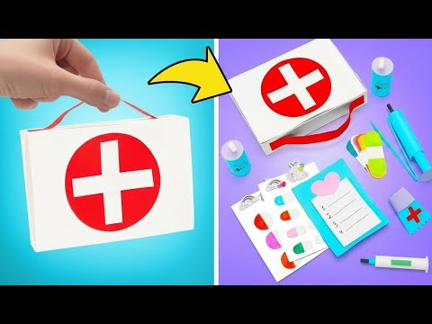 DIY Doctor Kit for Kids! 🏥✨ Paper & Clay Hospital Pretend Play