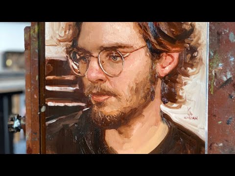 Oil Painting - 4 Hour Alla Prima Portrait Painting From Life