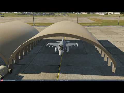 DCS - Démarrage à froid du F16 avec des explications en Français