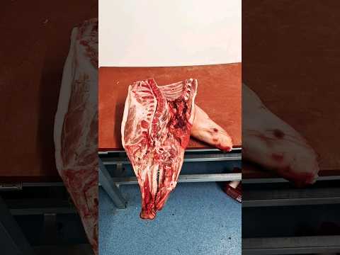 Pork shoulder chops with Franco. Pork Butchery