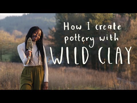 HOW I MAKE POTTERY USING WILD CLAY | Winter days at our cottage