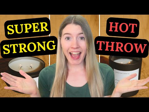 How to Get a SUPER STRONG Hot Throw in Your Candles