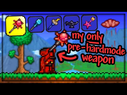 Beating Terraria Master Mode with ONLY "Other" Magic Weapons