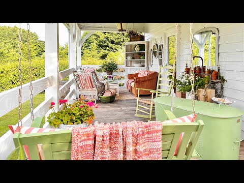 Dreamy Porch Makeover: Stylish Ideas, Thrifted Gems & DIY Inspiration💚