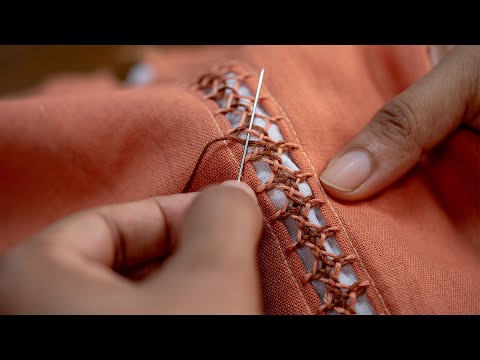 Dressmaking Stitch a Beautiful Decorative Bridge on Your Dress
