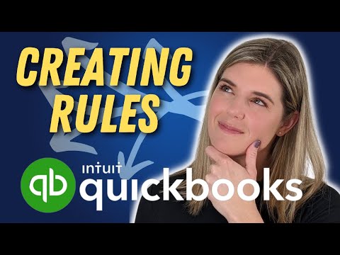 How to use Bank Rules in QBO | Reduce bookkeeping hours {Free Checklist}
