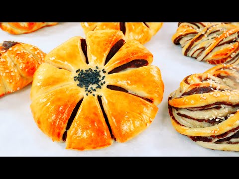 红豆面包 好吃松软又好做！免揉膜！加自制红豆沙细腻又香甜 ▏Red bean paste Bread Delicious soft and fluffy ▏佳宝妈美食 Gabaomom Cuisine