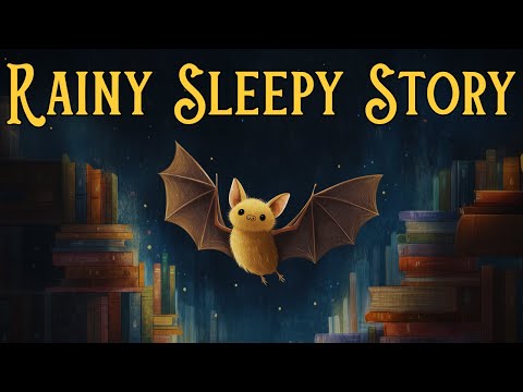 The Coziest RAINY Story | The Library Bats of Coimbra | Storytelling & RAIN