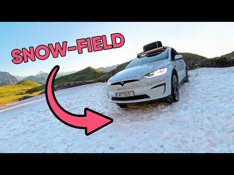 Scary Off-Road Situation with Tesla Model X Plaid (Maira-Stura)