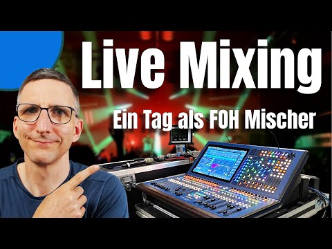 Ein Tag als FOH Mischer - Timo auf Tour.  #livemixing #bosca #foh