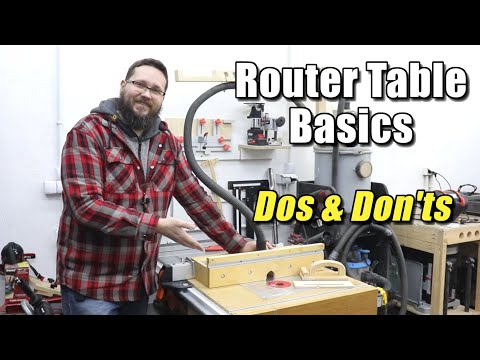 Router Table Basics You Need To Know | What NOT to do on a router table