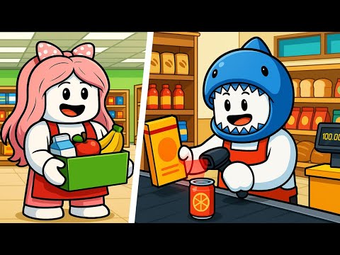 [Roblox] I made a scam supermarket that sells items at ridiculously high prices!! (Supermarket Si...