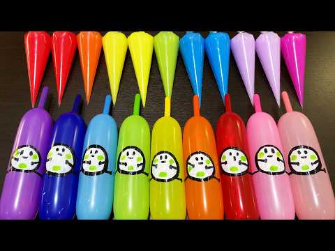 MAKING SLIME WITH PIPING BAG VS BALLOON ! SATISFYING VIDEOS #7012