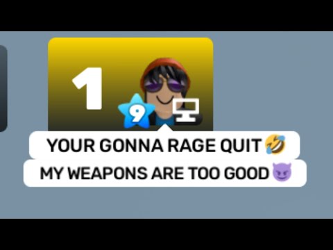 When your opponent uses toxic weapons in Rivals...