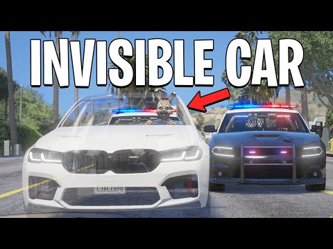 I Became A Getaway Driver In A Invisible Car on GTA 5 RP