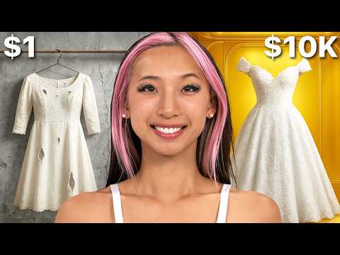 $1 vs $10,000 Wedding Dress!