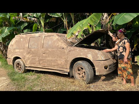 FULL VIDEO: The girl repairs abandoned old cars - engine restoration.