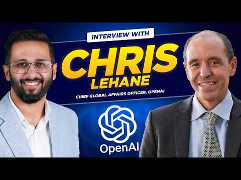 EXCLUSIVE OpenAI Interview: Chris Lehane on Indiaโs AI Future, Cricket Partnerships & What's Next ๐