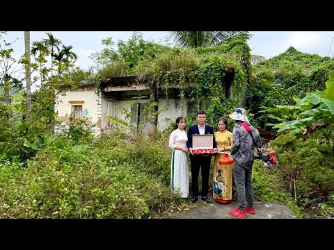 with man two wives asked us to help him! clean up and search for his wedding ring overgrown house