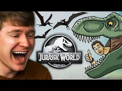 Reacting to JURASSIC WORLD but its a PARODY! (Hilarious)