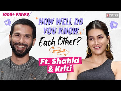 Shahid Kapoor V/S Kriti Sanon: How Well Do You Know Each Other? | Teri Baaton Mein Aisa Uljha Jiya