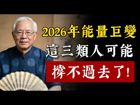2026年這道關，很多人可能都會熬不過去！只有這一類人會越活越好，你準備好了嗎？