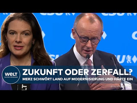 ZUKUNFT ODER ZERFALL? Brandrede ‒ Merz fordert radikale Reformen und warnt vor nationalem Stillstand