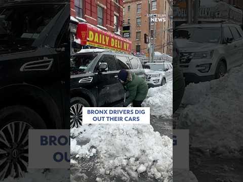 Bronx drivers dig out their cars