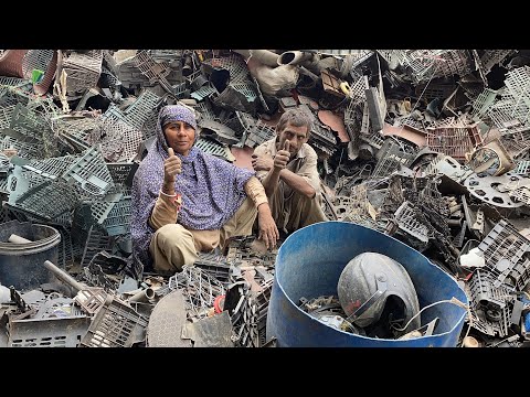 Process of Making Plastic Chairs From Waste Plastic | Amazing Plastic Recycling Process