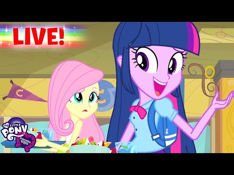 🔴 Equestria Girls LIVE 🔮 ALL MOVIES MARATHON 🎥 Full Movies Children's Cartoon | MLP EG