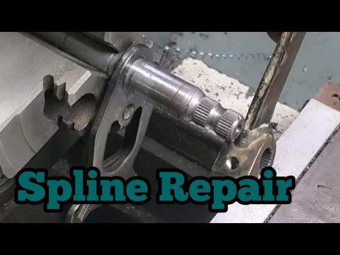 Making a Motorcycle Shifter Spline By Knurling