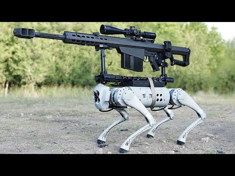 I put a gun on a robot dog