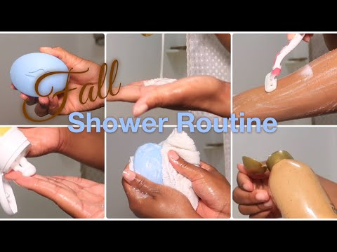 My Fall Shower Routine